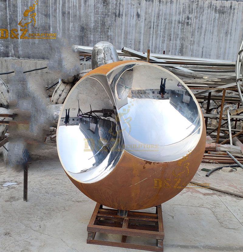 metal garden spheres