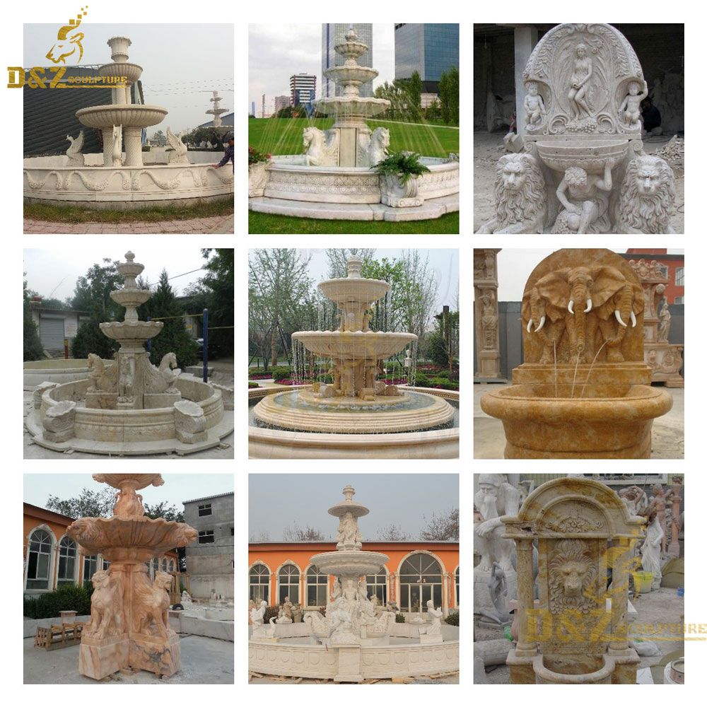 animal outdoor water fountains