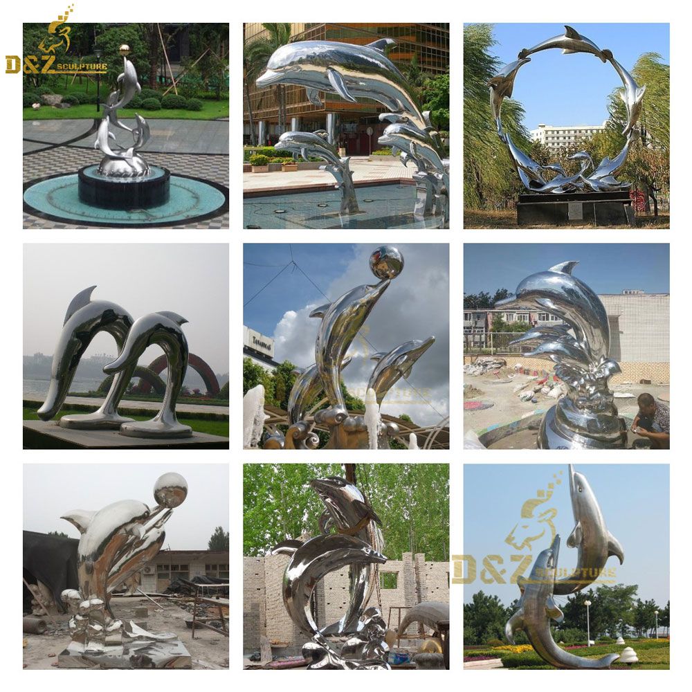 dolphin outdoor statues for sale