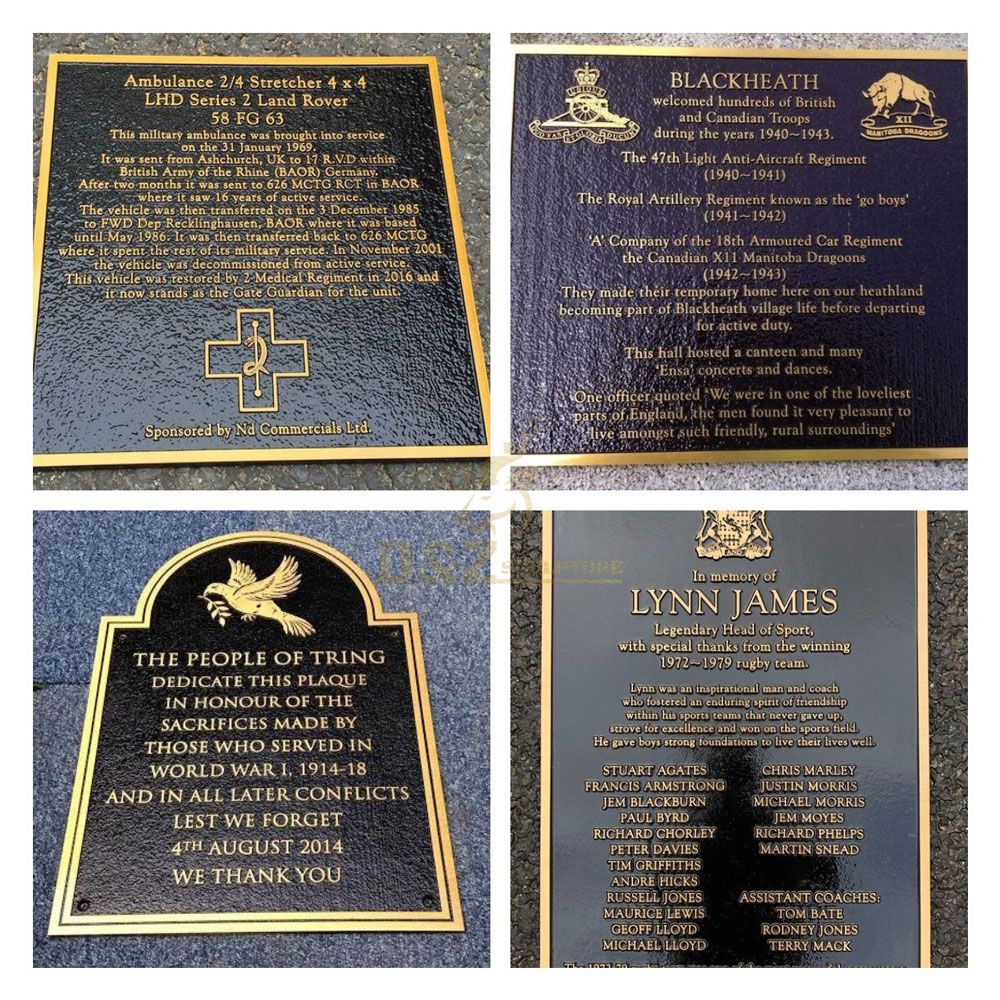 garden memorial plaques personalized