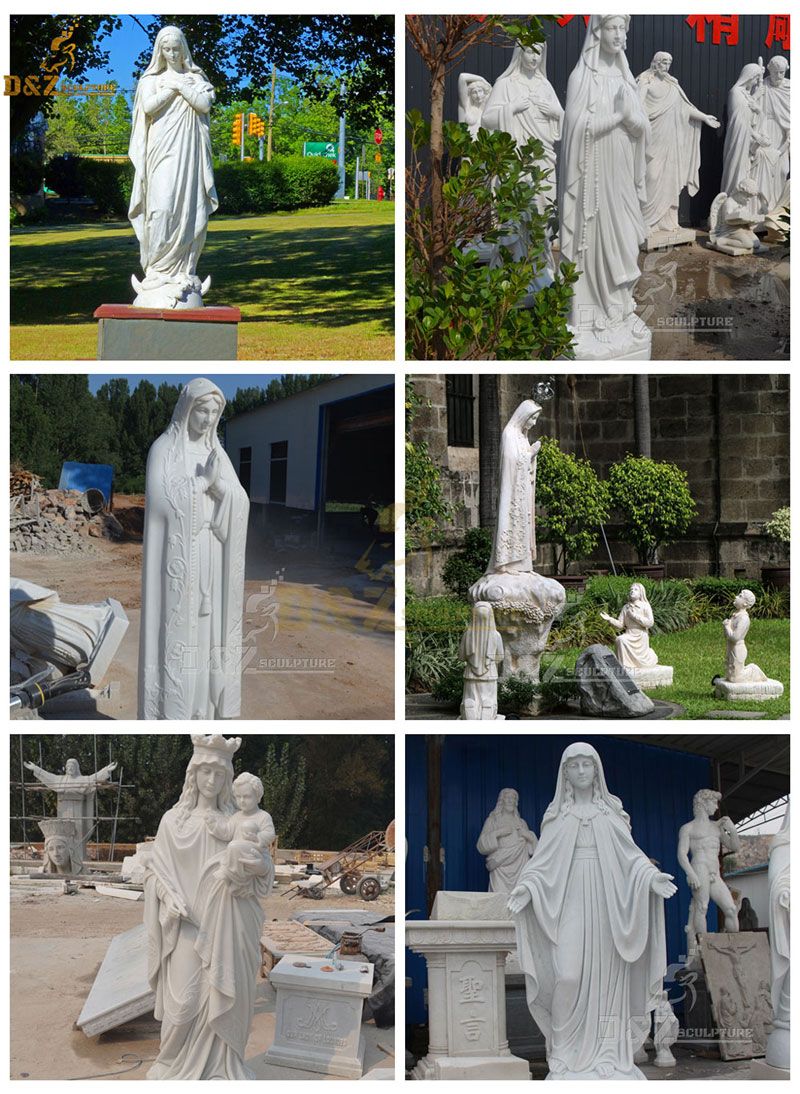 our lady of lourdes garden statue