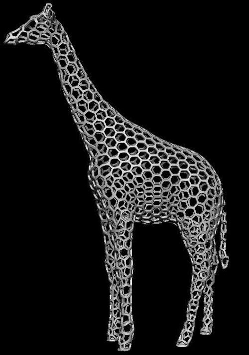 giraffe garden statue