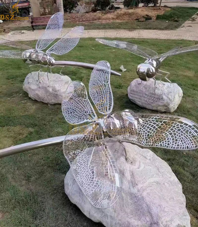 large dragonfly sculpture