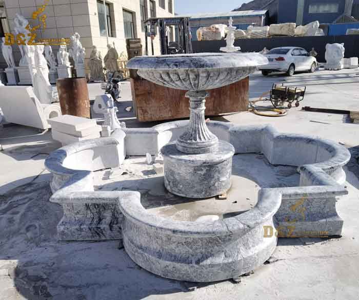 Marble pot Large outdoor fountain