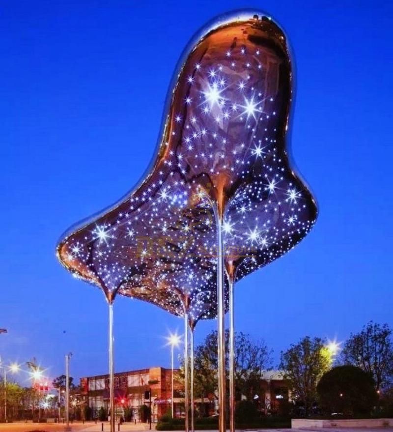 Customized large outdoor city star tree sculpture DZ-125