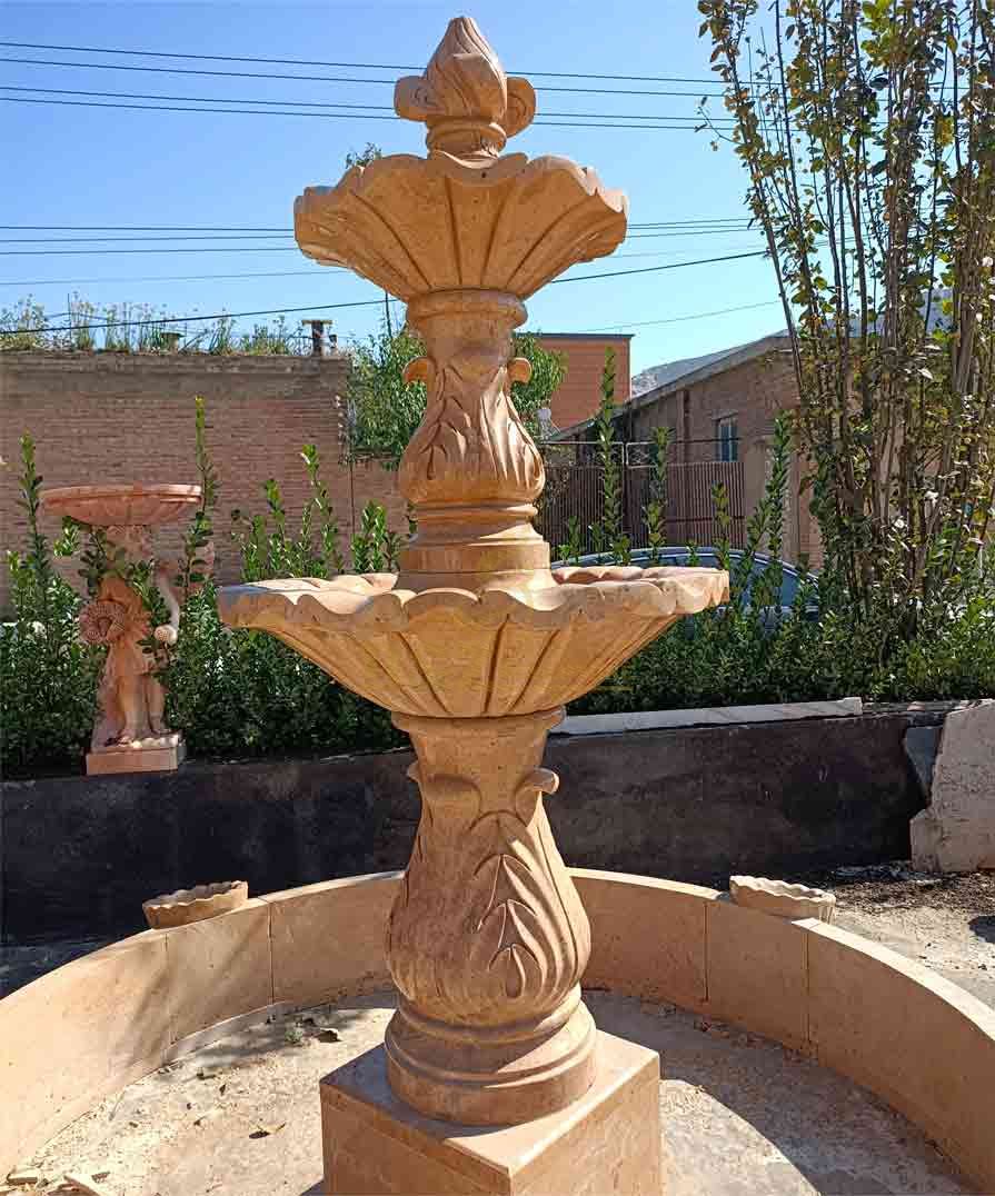 Large outdoor marble water fountain sculpture for sale DZ-322