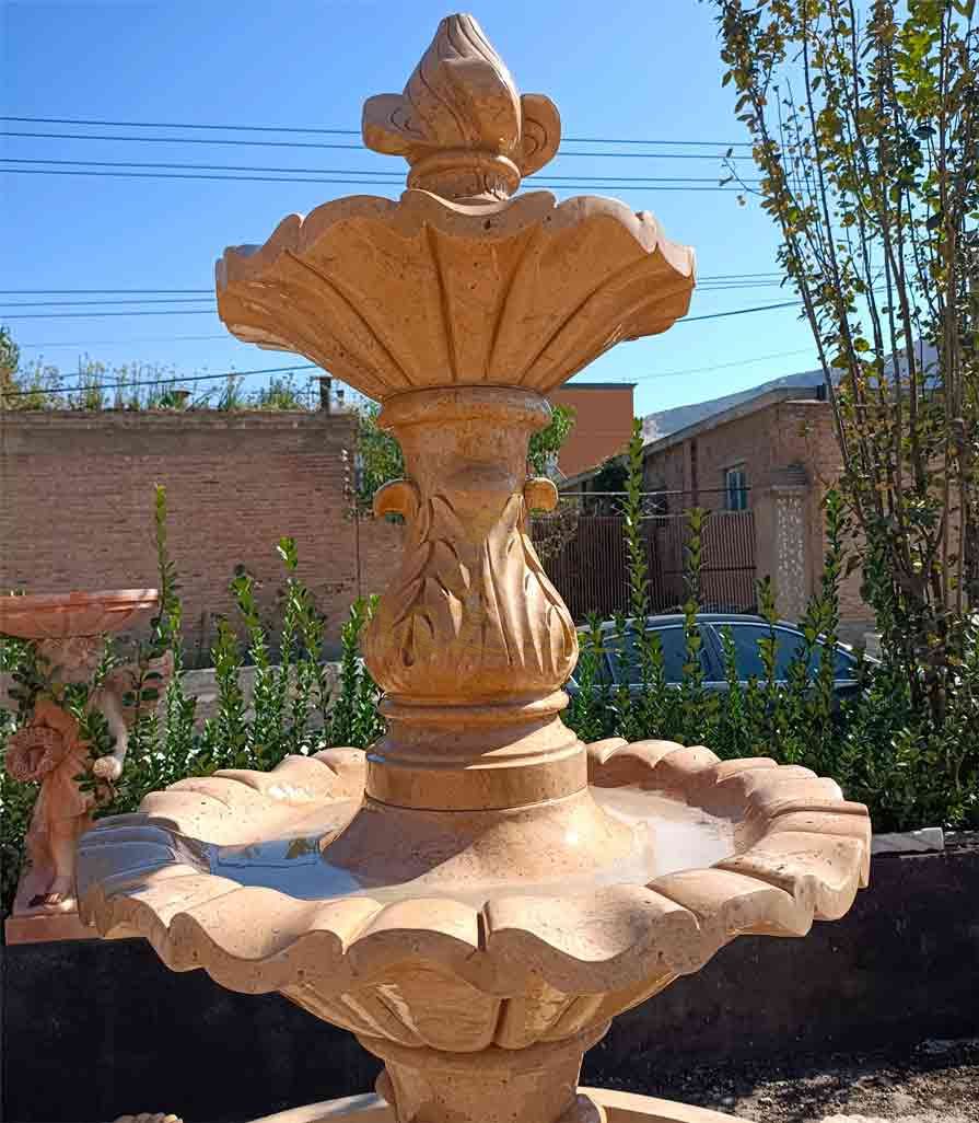 Large outdoor marble water fountain sculpture for sale DZ-322
