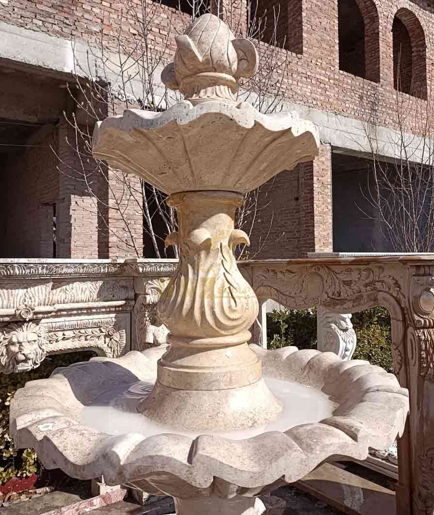 Large outdoor marble water fountain sculpture for sale DZ-322