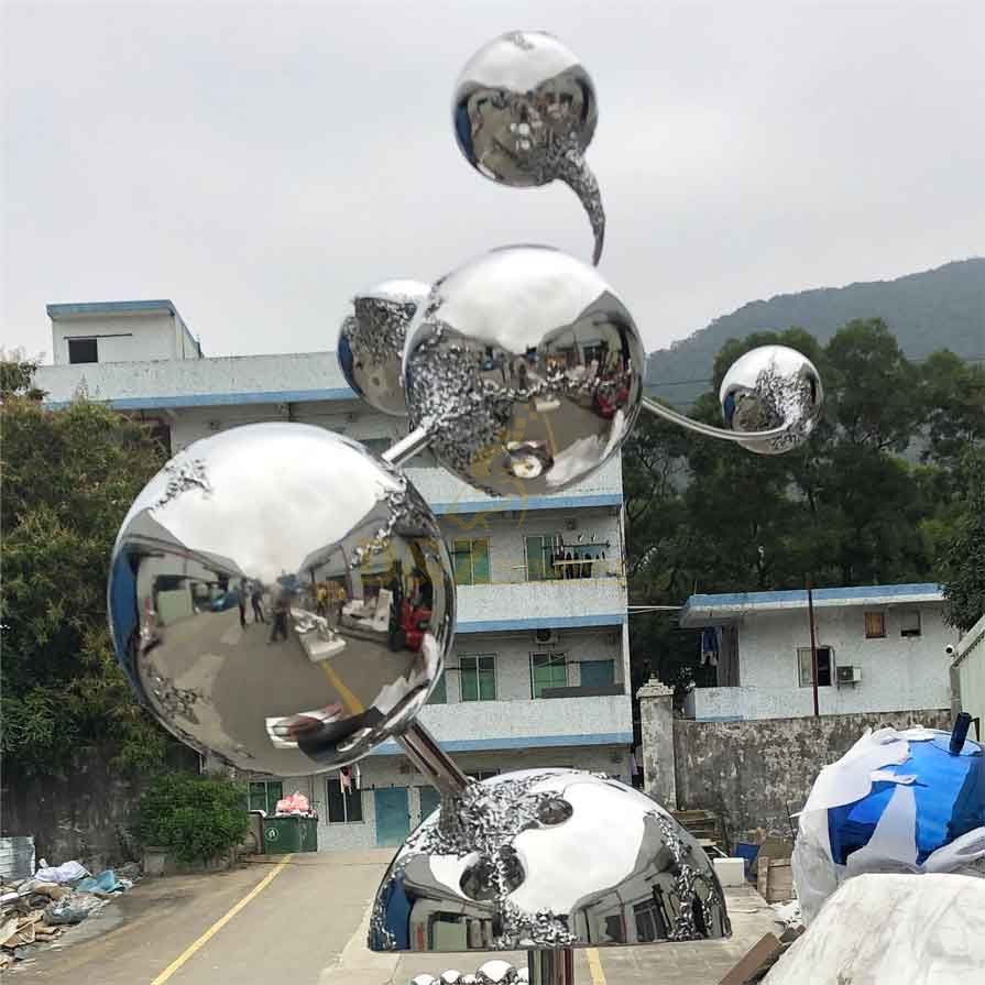 Modern metal bubble sculpture for hotel art decor DZ-347