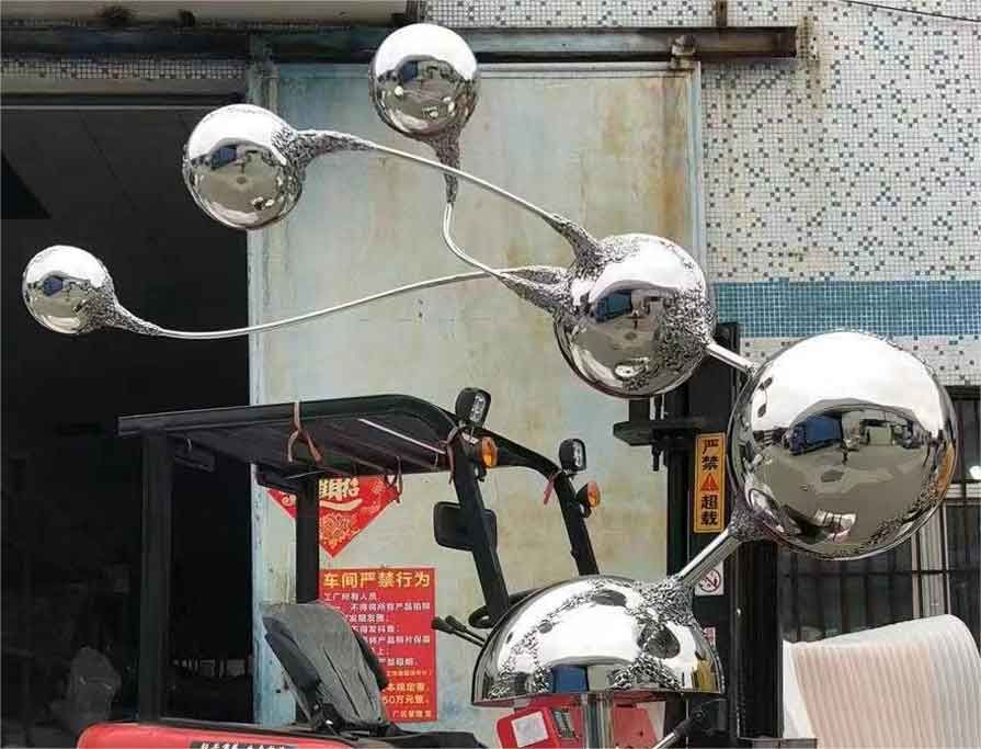 Modern metal bubble sculpture for hotel art decor DZ-347