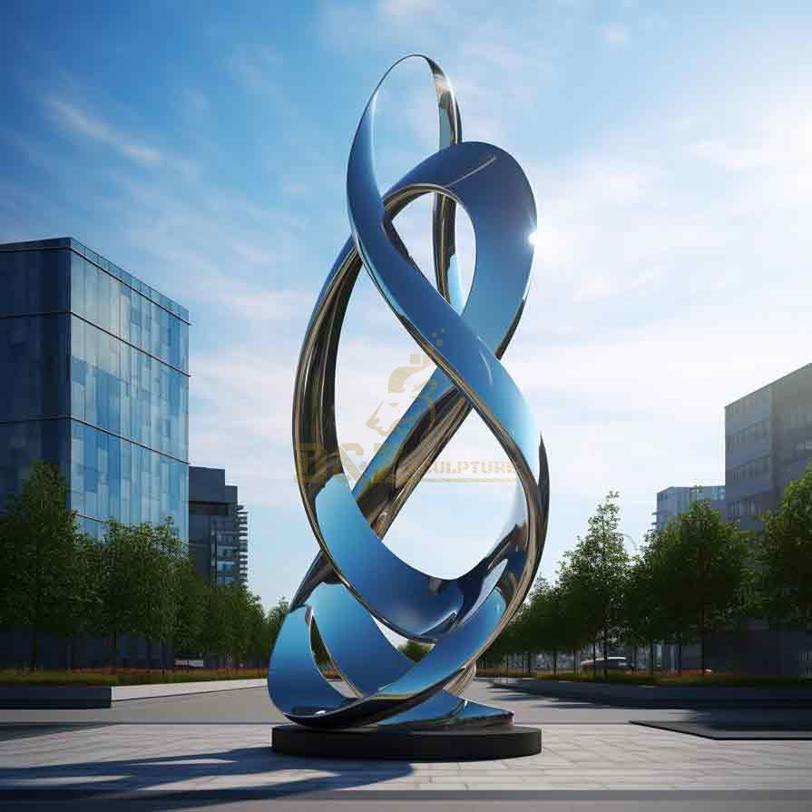 Customized large city square landscape landmark sculpture DZ-388