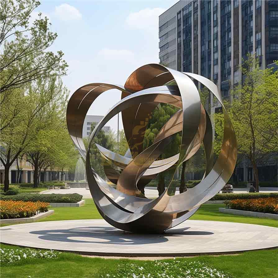 Modern large metal creative landscape sculptures for sale DZ-396