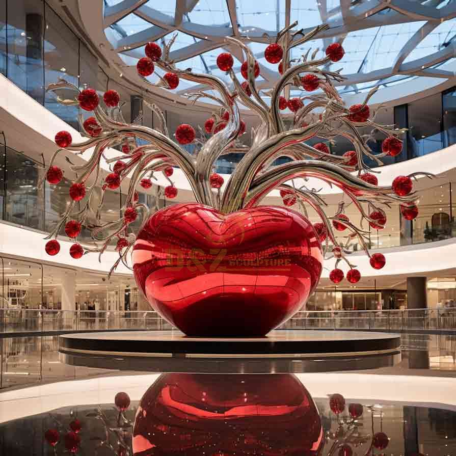 12-5 Exquisite Large Apple Sculpture Series | Metal Art Custom