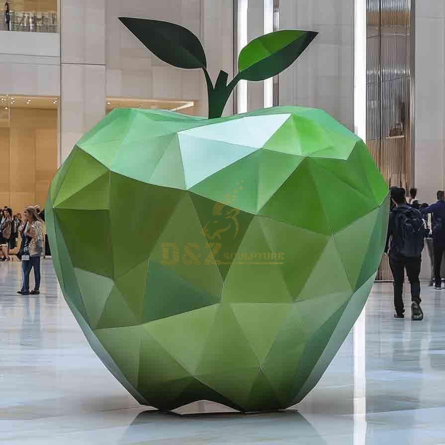 12-11 Exquisite Large Apple Sculpture Series | Metal Art Custom