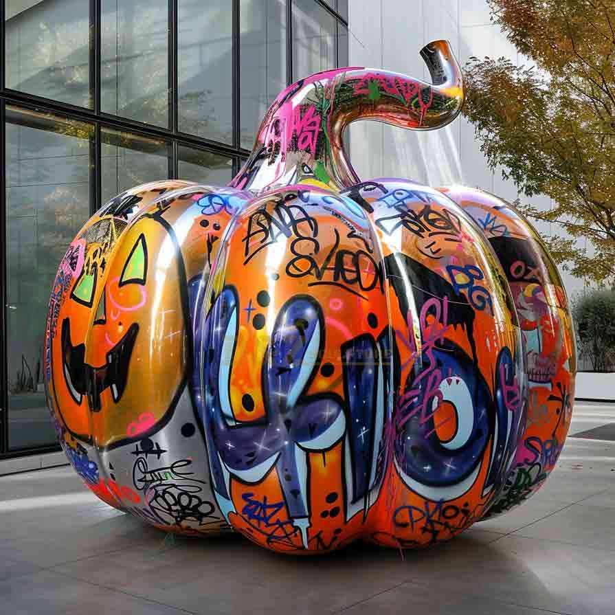 10-9 Creative Giant Pumpkin Sculptures: Custom Holiday Decor