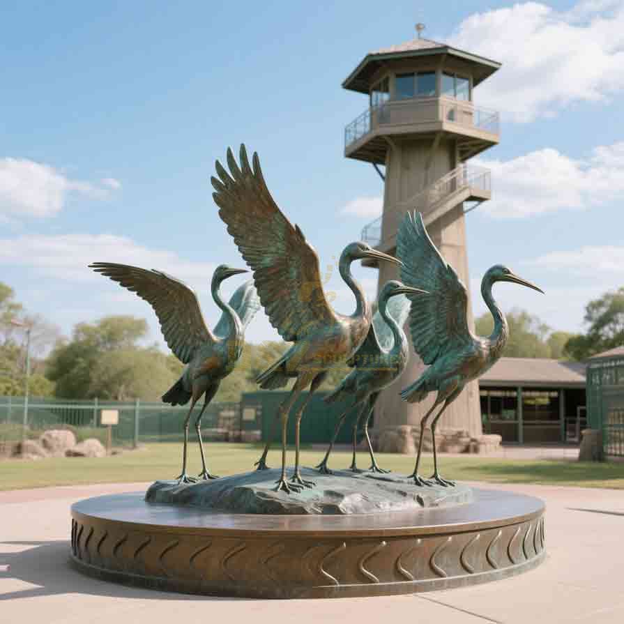 Bronze Ibis Statue for Sale | Wetland Guardian 2