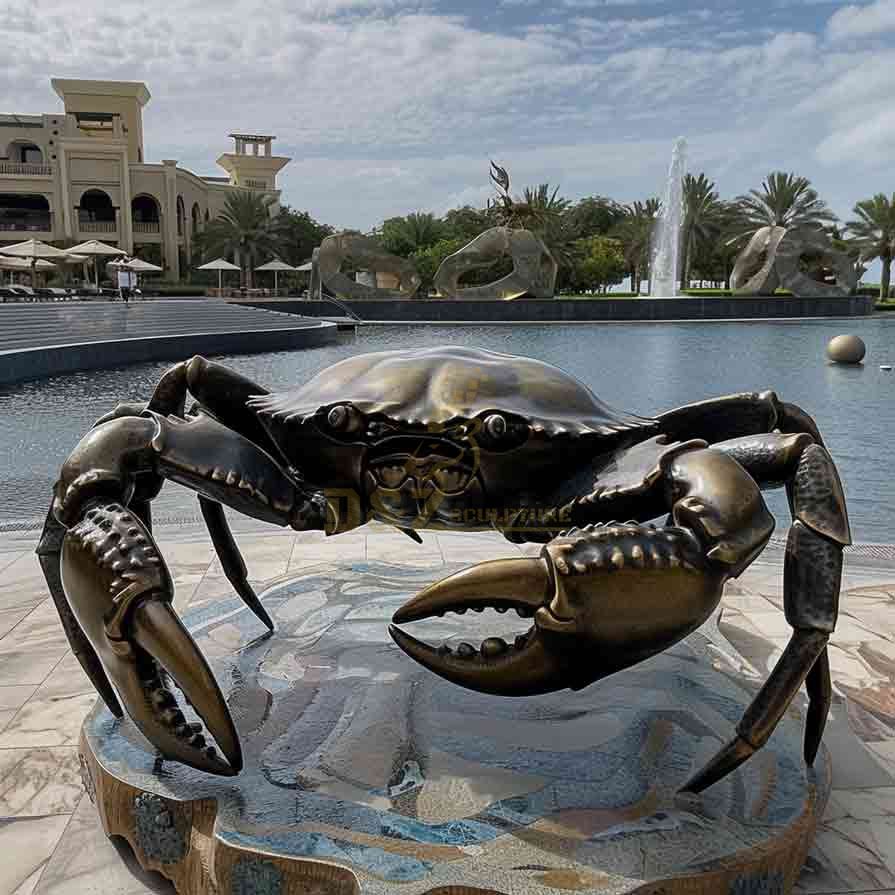 Giant Bronze Crab Statue for Sale – Ocean Art 1