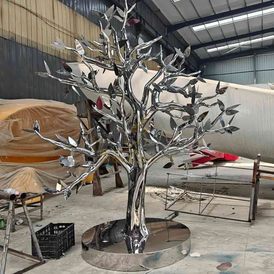 Customized Outdoor Metal Tree Sculpture For Sale 7