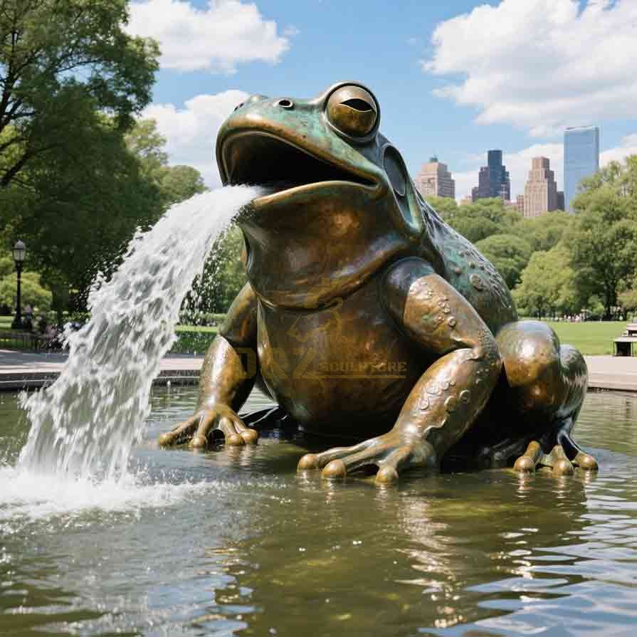 frog water fountain spitter outdoor 5