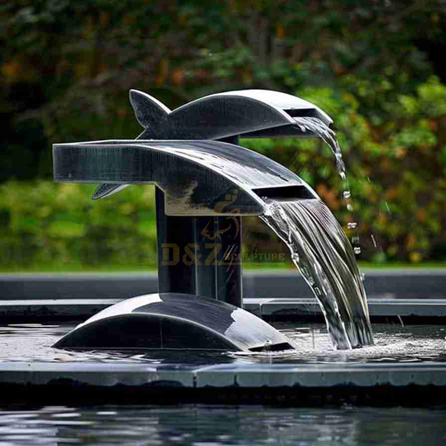 large dolphin fountain 3