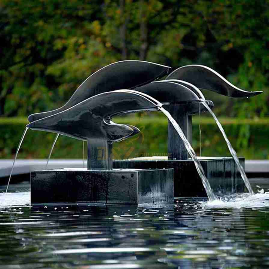 outdoor dolphin fountain 4