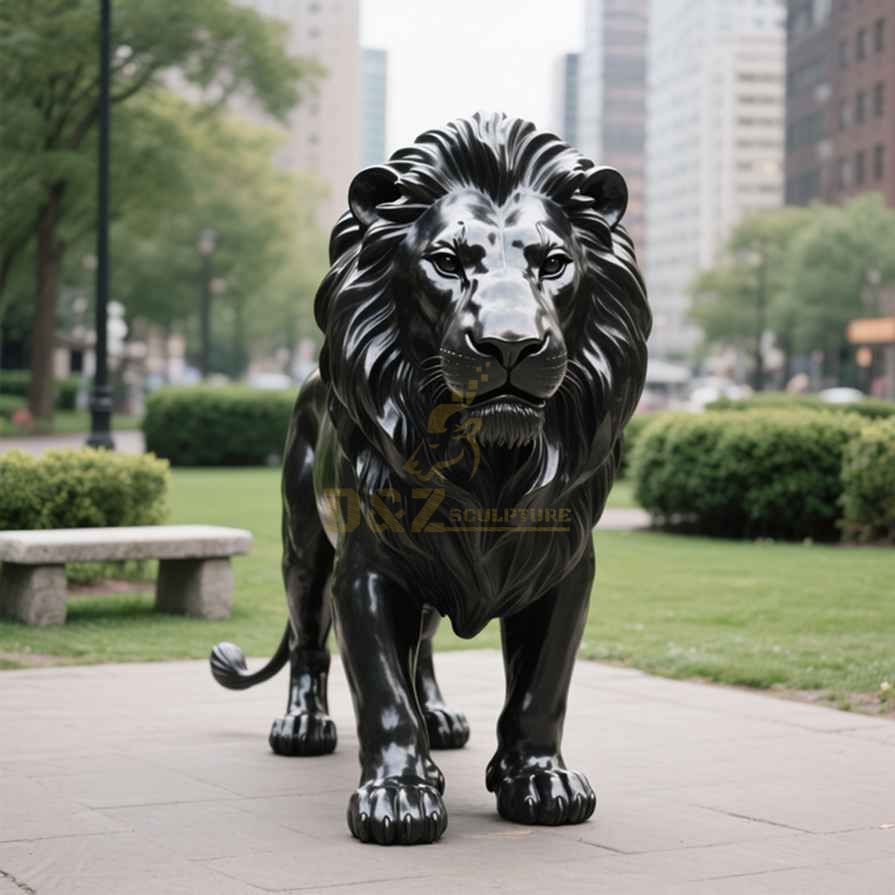 metal lion sculpture 3