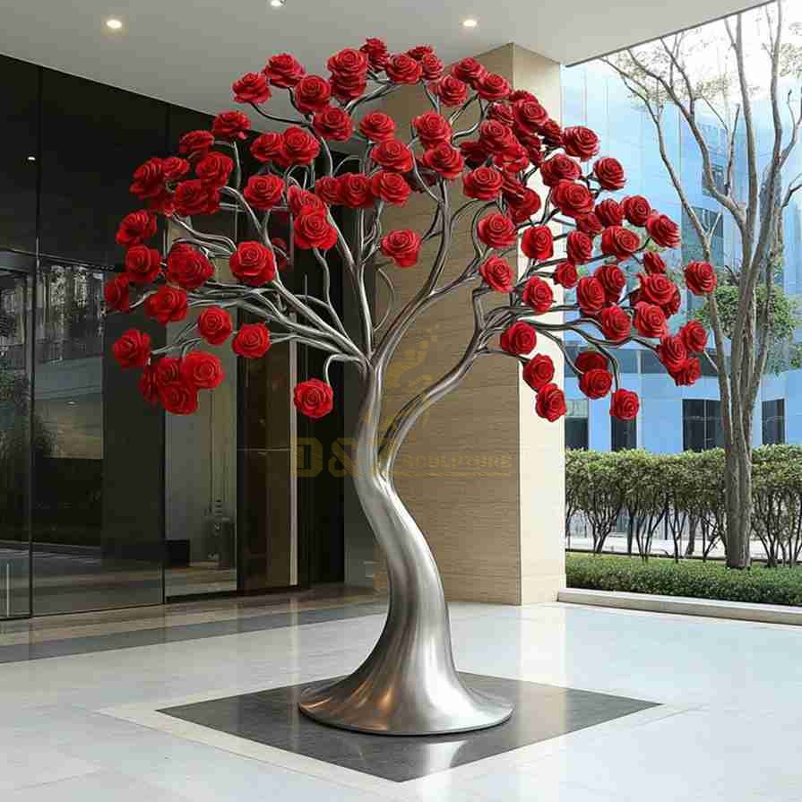 Outdoor Metal Tree Sculpture 2