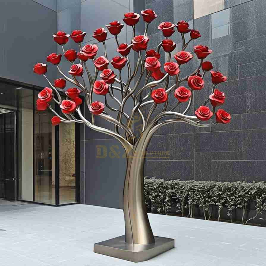 Outdoor Metal Tree Sculpture 4