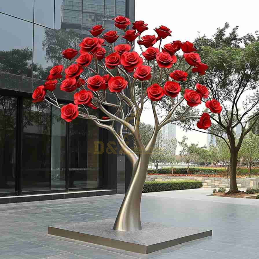 Outdoor Metal Tree Sculpture 6