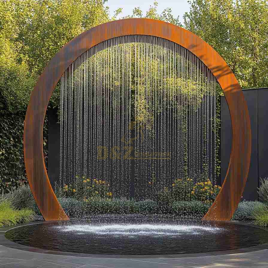 Modern Round Fountain 1
