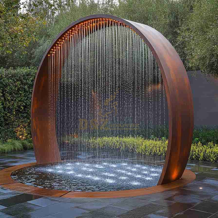 Modern Round Fountain 3