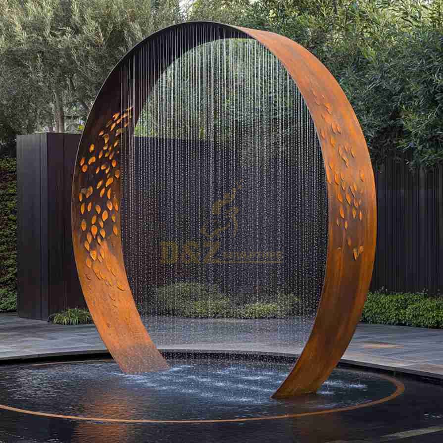 Modern Round Fountain 5
