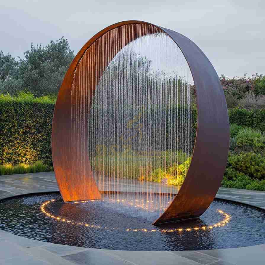 Modern Round Fountain 6
