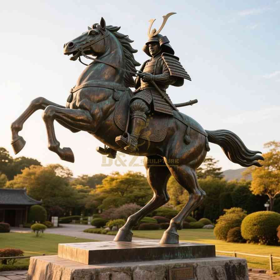 Japanese Samurai Statue 4