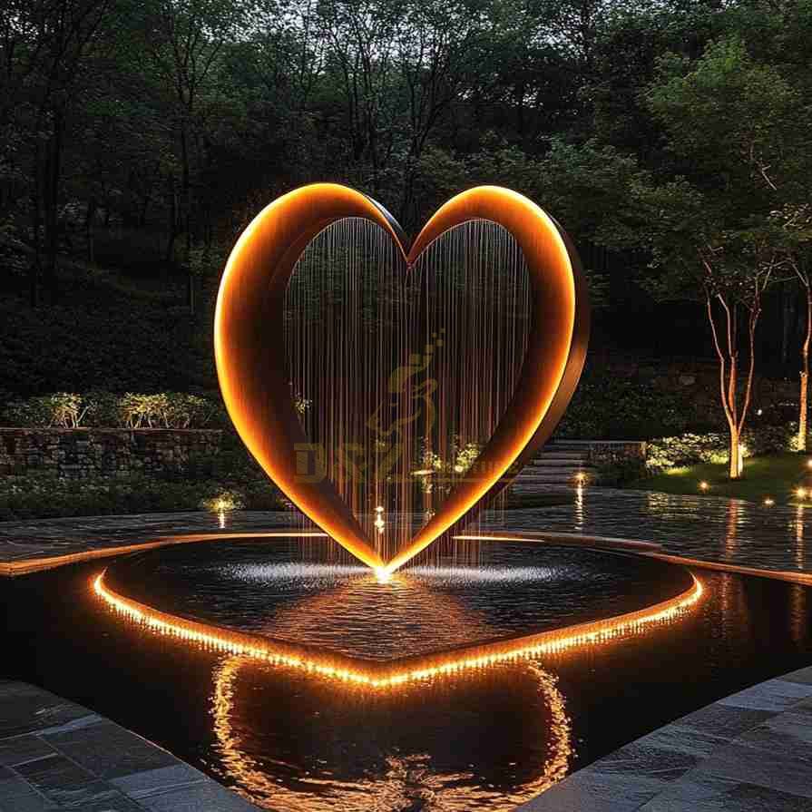 Heart Shape Fountain 3