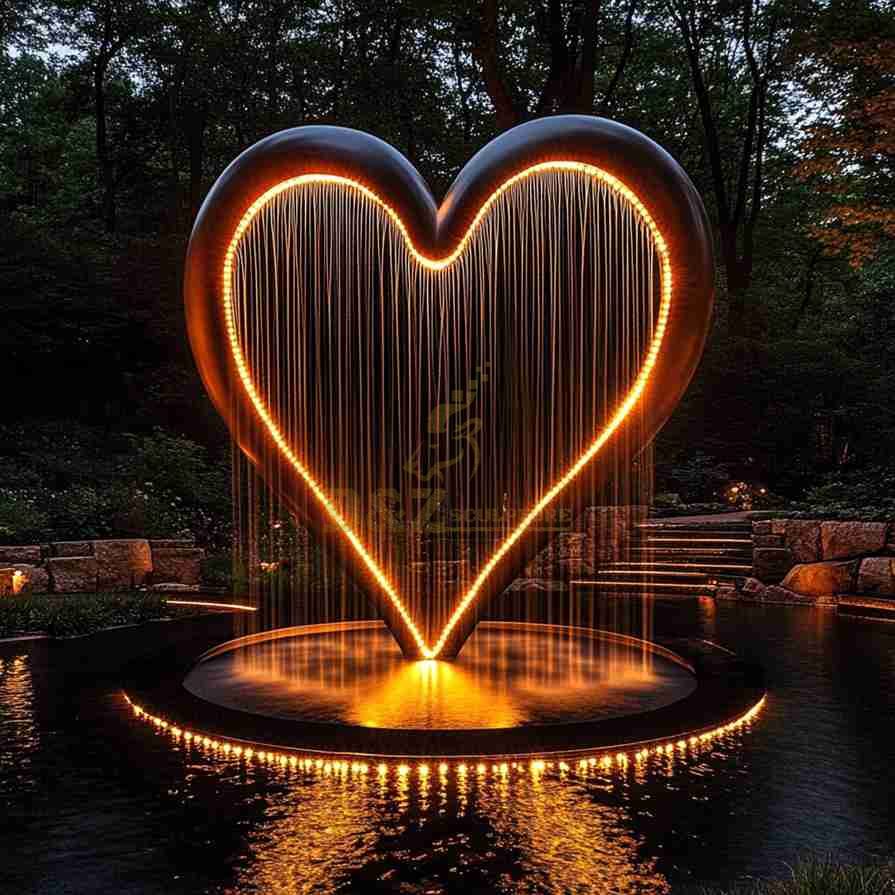 Heart Shape Fountain 4