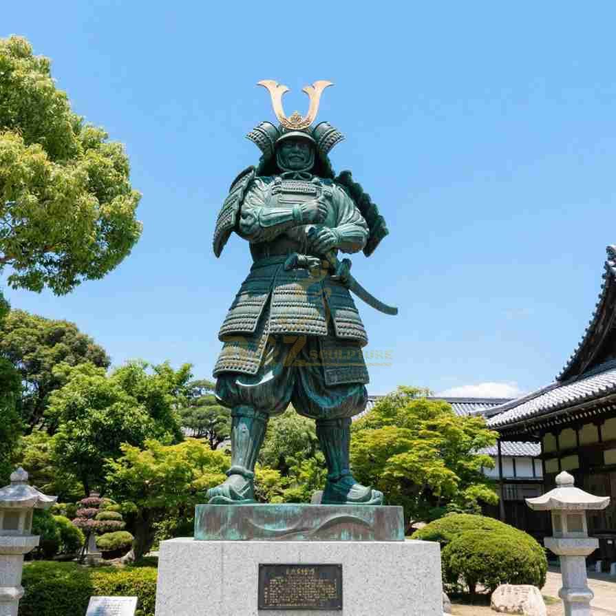 Exclusive 10 Japanese Bronze Samurai Statues for Memorials