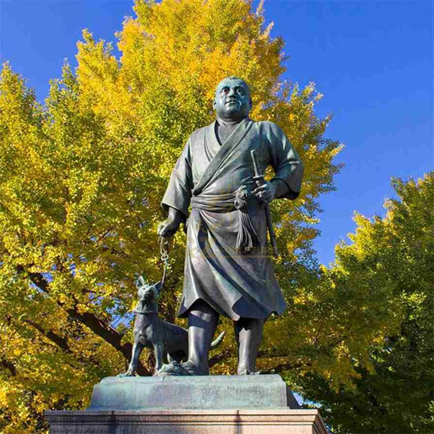 Exclusive 10 Japanese Bronze Samurai Statues for Memorials