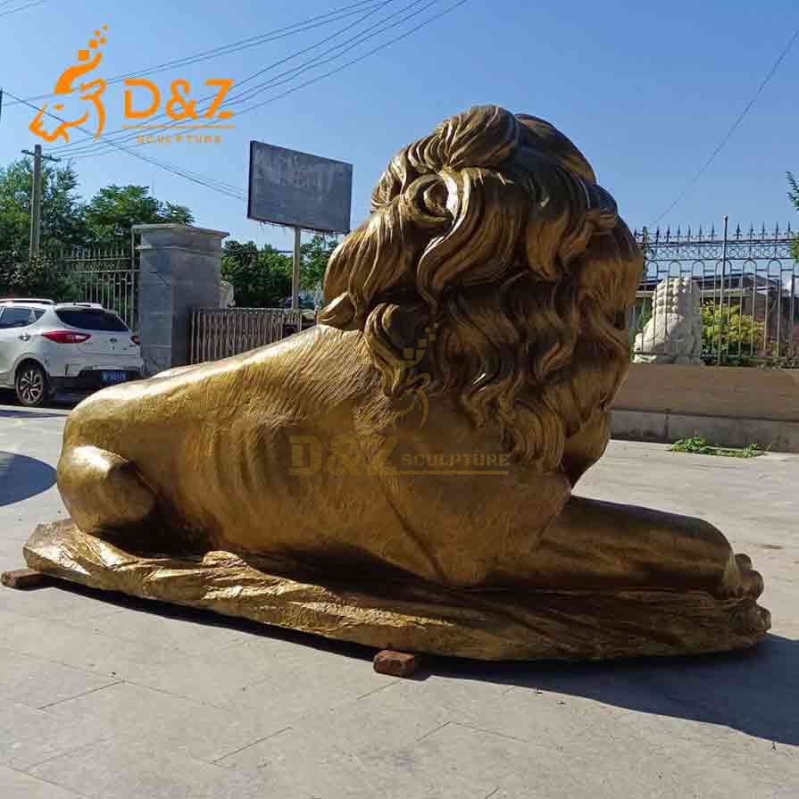 Large Lion and Lamb Statue for Sale | Peace and Love 5
