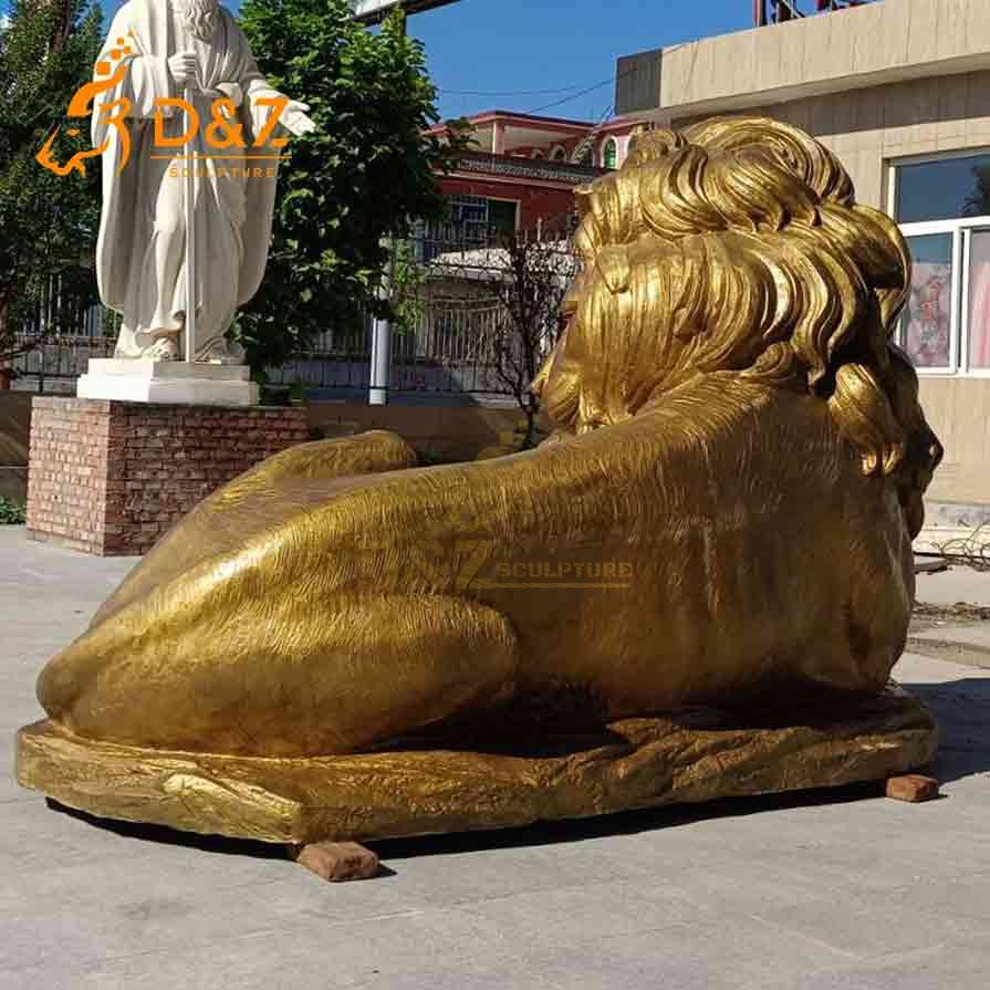 Large Lion and Lamb Statue for Sale | Peace and Love 6