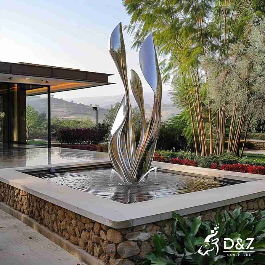 Abstract Flame Fountain 1