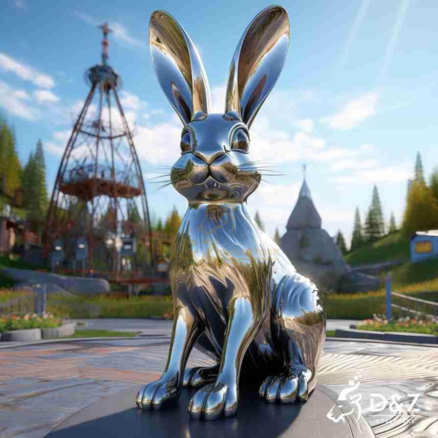Large Outdoor Modern Rabbit Sculpture 4