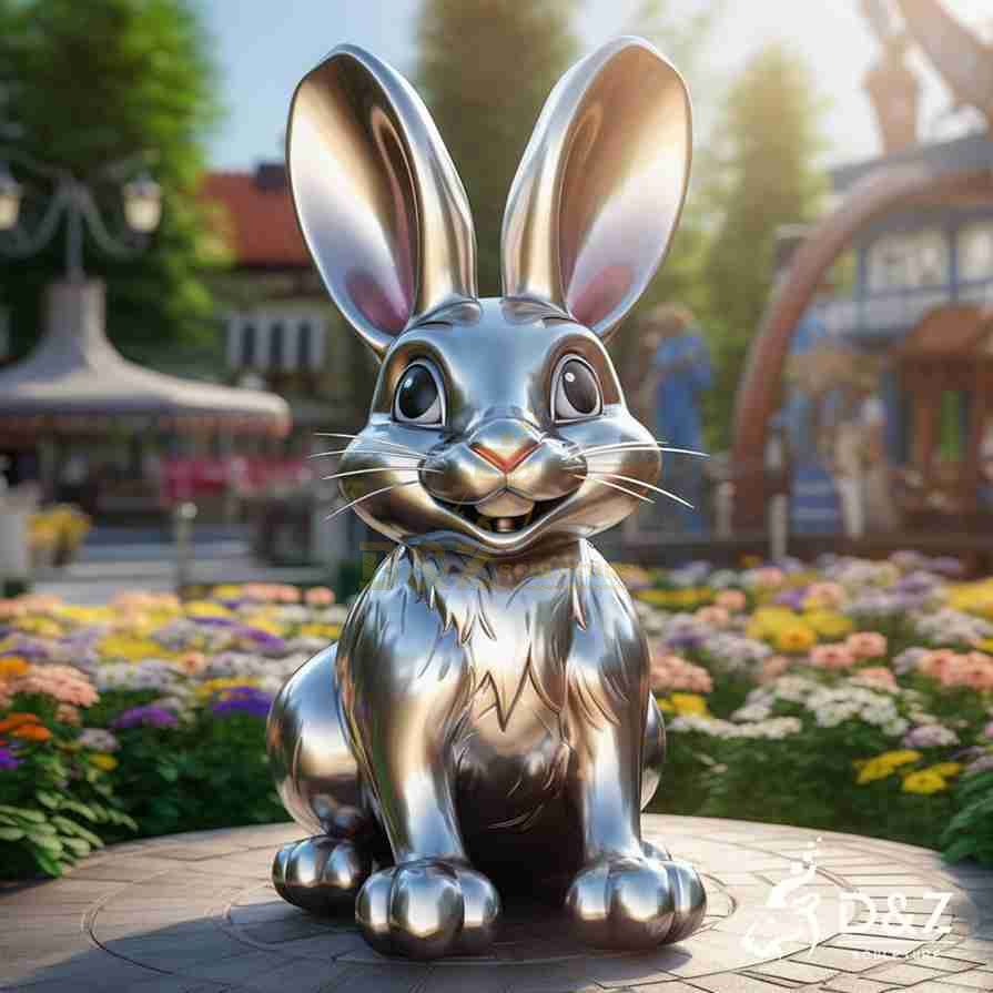 Large Outdoor Modern Rabbit Sculpture 6
