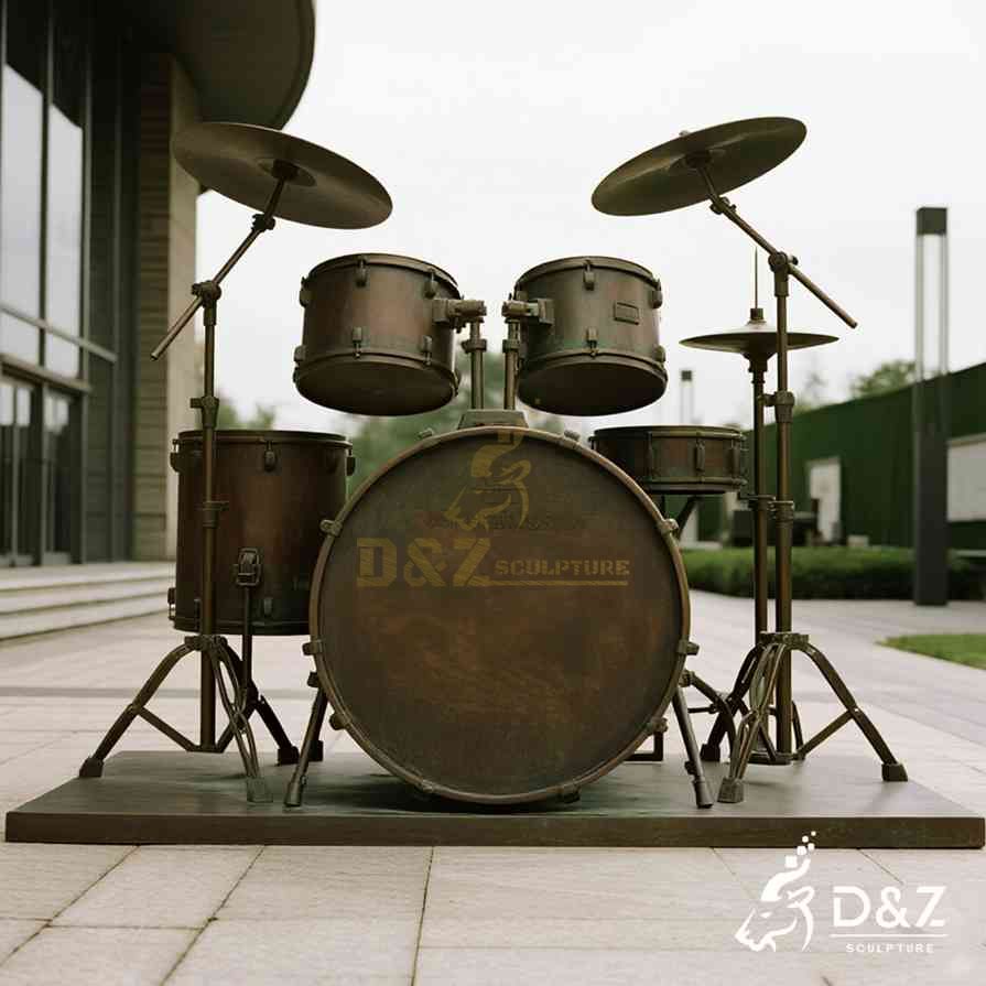 Bronze Drum Sculpture 1