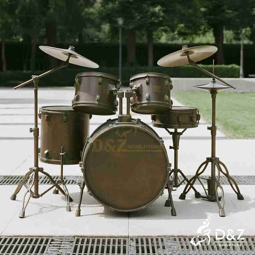 Bronze Drum Sculpture 2