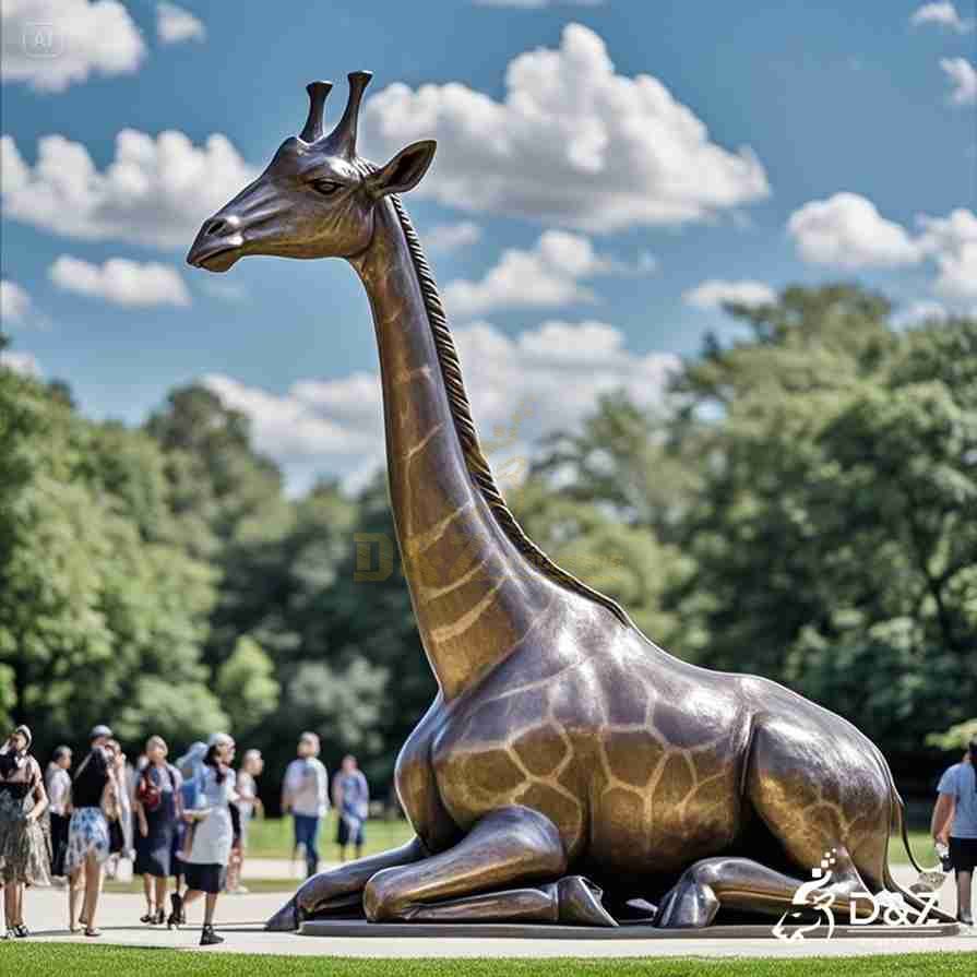 Large Outdoor Giraffe Statue 5