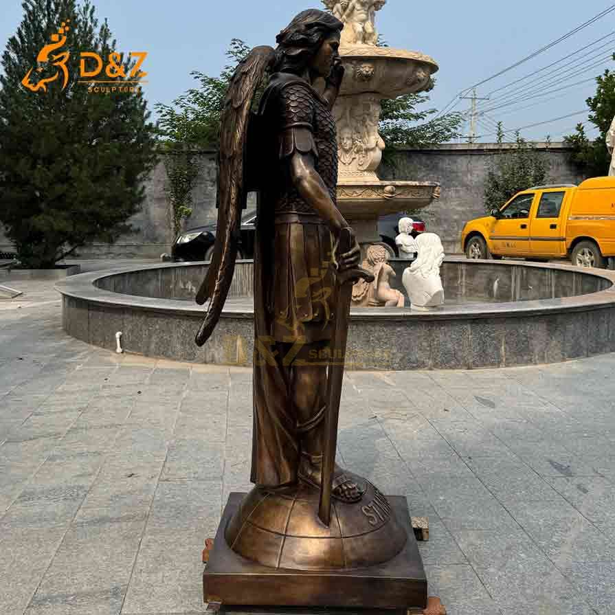 Bronze Saint Michael Archangel Statue for Sale 5