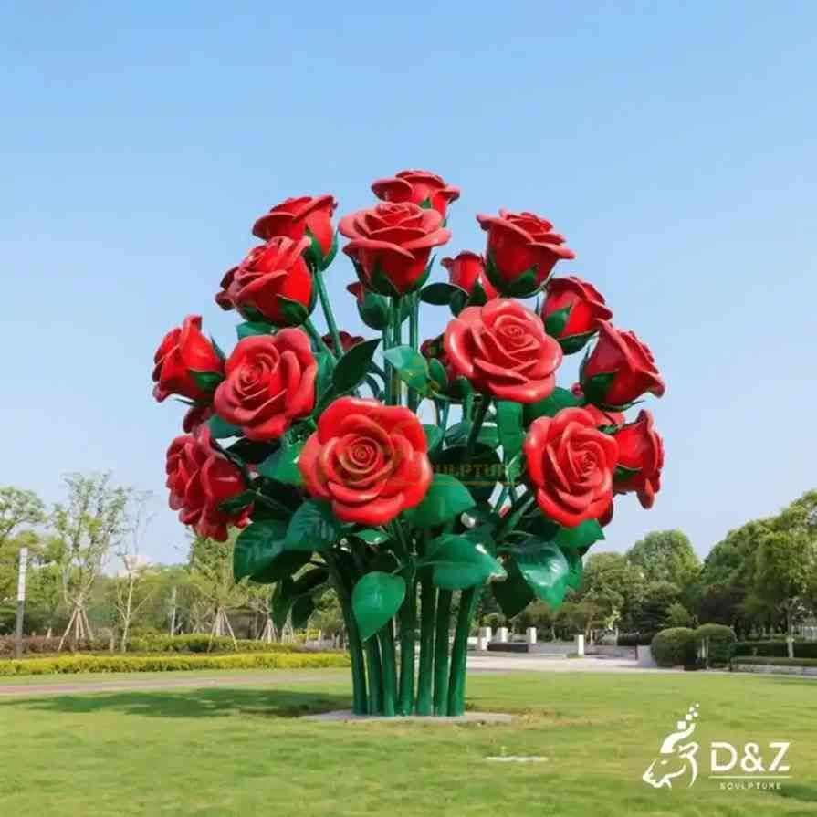 15-1 Metal Flower Sculptures｜Artistic Garden Decor Collection