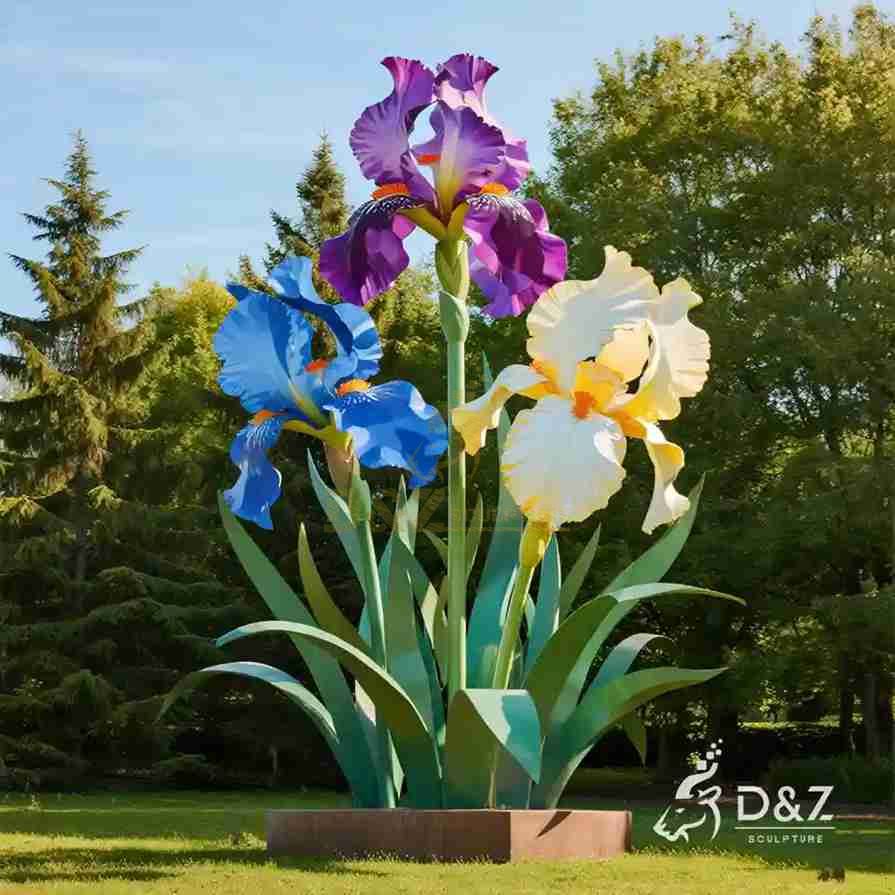 15-9 Metal Flower Sculptures｜Artistic Garden Decor Collection
