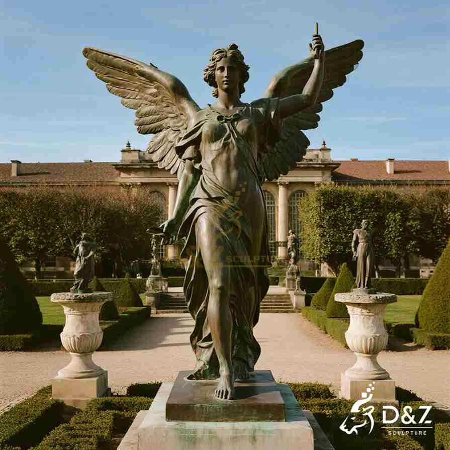 Large Bronze Angel Statue 4